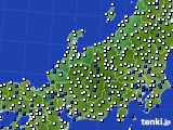 2016年05月24日の北陸地方のアメダス(風向・風速)