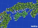 四国地方のアメダス実況(日照時間)(2016年05月25日)