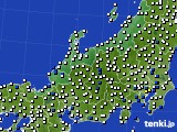 2016年05月25日の北陸地方のアメダス(風向・風速)