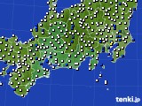 東海地方のアメダス実況(風向・風速)(2016年05月25日)
