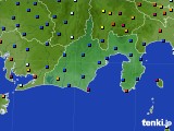 静岡県のアメダス実況(日照時間)(2016年05月26日)