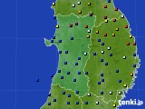 2016年05月26日の秋田県のアメダス(日照時間)