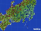 2016年05月27日の関東・甲信地方のアメダス(日照時間)