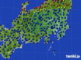 2016年05月28日の関東・甲信地方のアメダス(日照時間)