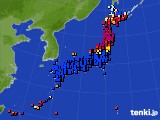 アメダス実況(日照時間)(2016年05月28日)