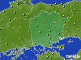 2016年05月28日の岡山県のアメダス(気温)