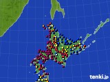 2016年05月29日の北海道地方のアメダス(日照時間)