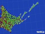 道東のアメダス実況(日照時間)(2016年05月29日)