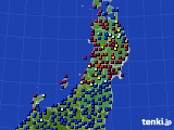 東北地方のアメダス実況(日照時間)(2016年05月30日)