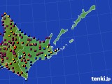 道東のアメダス実況(日照時間)(2016年05月30日)