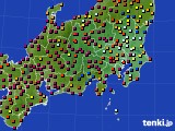 2016年05月31日の関東・甲信地方のアメダス(日照時間)