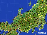 北陸地方のアメダス実況(気温)(2016年05月31日)