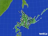 2016年06月01日の北海道地方のアメダス(降水量)