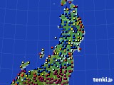 2016年06月01日の東北地方のアメダス(日照時間)