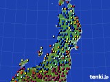 東北地方のアメダス実況(日照時間)(2016年06月01日)