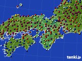 2016年06月01日の近畿地方のアメダス(日照時間)