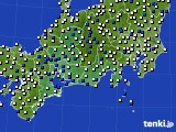 東海地方のアメダス実況(風向・風速)(2016年06月01日)