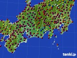 2016年06月02日の東海地方のアメダス(日照時間)