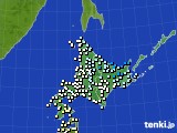 北海道地方のアメダス実況(気温)(2016年06月02日)