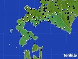 道南のアメダス実況(風向・風速)(2016年06月02日)