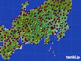 2016年06月03日の関東・甲信地方のアメダス(日照時間)