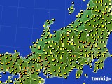 北陸地方のアメダス実況(気温)(2016年06月03日)