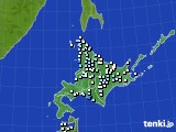 2016年06月04日の北海道地方のアメダス(降水量)