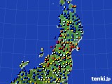 2016年06月04日の東北地方のアメダス(日照時間)