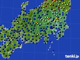 2016年06月04日の関東・甲信地方のアメダス(日照時間)