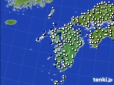 2016年06月04日の九州地方のアメダス(風向・風速)