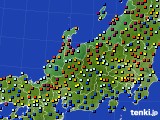 北陸地方のアメダス実況(日照時間)(2016年06月05日)