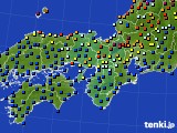 近畿地方のアメダス実況(日照時間)(2016年06月05日)