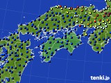 四国地方のアメダス実況(日照時間)(2016年06月05日)