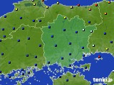 2016年06月05日の岡山県のアメダス(日照時間)