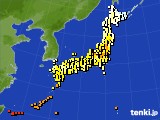 アメダス実況(気温)(2016年06月05日)