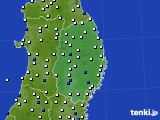 2016年06月05日の岩手県のアメダス(風向・風速)