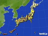 アメダス実況(気温)(2016年06月06日)