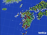 九州地方のアメダス実況(日照時間)(2016年06月07日)