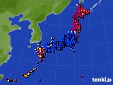 アメダス実況(日照時間)(2016年06月07日)