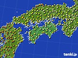 2016年06月07日の四国地方のアメダス(気温)