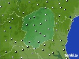 栃木県のアメダス実況(風向・風速)(2016年06月07日)