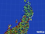 2016年06月08日の東北地方のアメダス(日照時間)