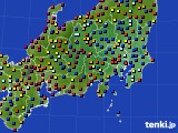 関東・甲信地方のアメダス実況(日照時間)(2016年06月08日)