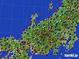 北陸地方のアメダス実況(日照時間)(2016年06月08日)