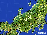 北陸地方のアメダス実況(気温)(2016年06月09日)