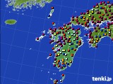 2016年06月10日の九州地方のアメダス(日照時間)