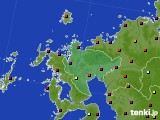 佐賀県のアメダス実況(日照時間)(2016年06月10日)