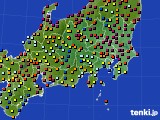 関東・甲信地方のアメダス実況(日照時間)(2016年06月11日)