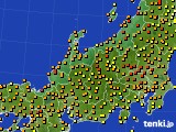 北陸地方のアメダス実況(気温)(2016年06月11日)