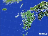 九州地方のアメダス実況(降水量)(2016年06月12日)